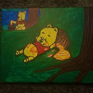 Winnie the Pooh dreams about eating more honey, after eating some honey.